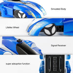 Novos brinquedos para carros de corrida de parede de carro RC Escalar teto Escalar através da parede Modelo de carro de brinquedo com controle remoto Presente de Natal para crianças - Blackstar Liga